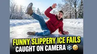 Funny Slippery Ice Fails