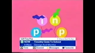 Tiny Pop (UK) Continuity & Adverts - 16/04/2005