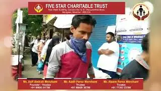 27-Jun-21 : Five Star Charitable Trust Trustee Aleem Merchant Food Distributed by Garden Hall Daily
