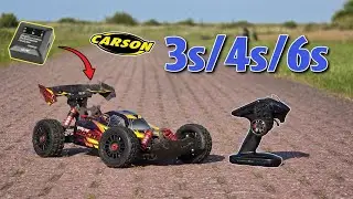 Carson Virus Rocket 120 Speedtest 3s/4s/6s mit GPS-Messgerät