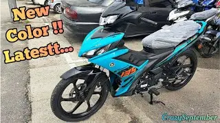 YAMAHA 135LC FI NEW COLOR !! 'METALLIC CYAN' Latest...