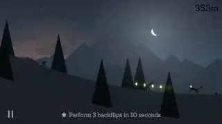 Alto's Adventure - Perform 3 backflips in 10 seconds, Backflip to grind to backflip