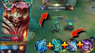 100% ZHASK SOLO KILL BUILD !! THIS IS HOW YOU PLAY ZHASK SOLO INVICTUS 💀!! ZHASK BEST BUILD 2025