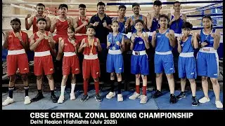 CBSE Central Zonal Boxing Championship | Vlog 41 | 2025 held in the Delhi Region this July! 🥊🔥