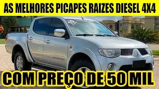 AS PICAPES DIESEL RAIZES QUE RECOMENDO COM PREÇO A PARTIR DE R$ 50 MIL