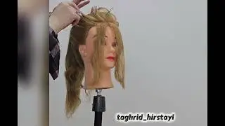 تسريحة كلاسيگ مرفوعة / مناسبة للحفلات 