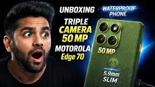 Motorola Edge 70 Unboxing in Hindi | 50MP Triple Camera | Waterproof Phone