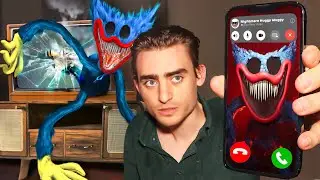 Do Not Call Nightmare Huggy Wuggy At 3AM! (From Poppy Playtime 3)