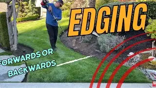 How to edge BEDS | How to Edge a Flower Bed Like PRO| Lawn Edge Trimmer