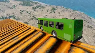 SPEEDING BUS Destroys Everything! | BeamNG Drive #27