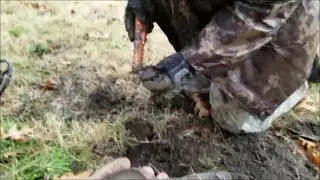 Detecting Old House Site with James- Finds Eagle Pin and More!