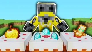 Minecraft Manhunt, But There's Custom Cakes...
