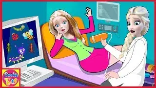 Barbie Doll Play Toys Rapunzel Go To Hospital Doll House | Doll Girl For Kids