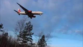 Vim Avia Boeing 777-200 заход в Игнатьево ВПП36 (Благовещенск/UHBB)
