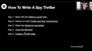 How to Write a Great Spy Thriller!