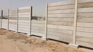 Precast Boundary Wall Construction in Karachi- Pakistan