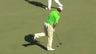 Lee Westwood drains 50-foot par putt at The Honda Classic