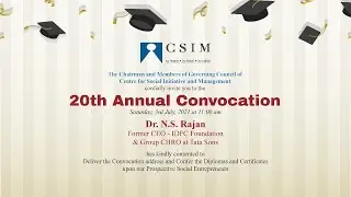CSIM 20th Annual Convocation