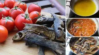 NON VEG:Dry fish recipe || Tasty fish curry with tomato || tangy fish recipe,suitable for summer.