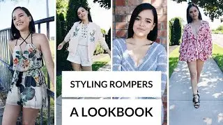 HOW I STYLE ROMPERS - A LOOKBOOK! | CassidySecrets