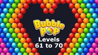 Bubble Pop Puzzle Game Legend Levels 61 to 70 | Bubble Shooter