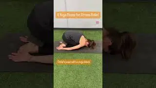 4 Yoga Poses for Stress Relief🧘&zwj;♀️
