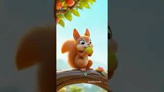 Little Squirrel Song | English Nursery Rhymes for Children's | Galatta Kids | Shorts