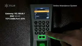 STELLAR: Online Gateway GT20 Setup Tutorial | Online Attendance System