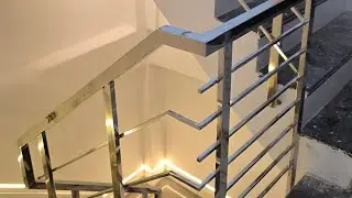 how to install stainless steel handrail | square pipe Railing full installation video #youtube #akib