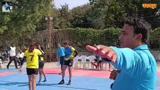 क्वार्टर फाइनल अजमेर गर्ल्स  vs बाड़मेर बालिका कबड्डी चैंपियनशिप उदयपुर राजस्थान 2024