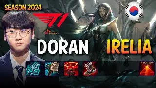 T1 Doran IRELIA vs GNAR Top - Patch 14.23 KR Ranked | lolrec