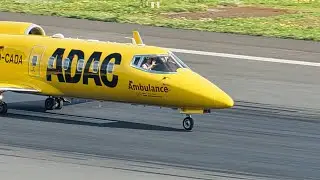 ADAC Luftrettung flight ADN57B to Cologne - Learjet 60XR - D-CADA -  19.01.2025