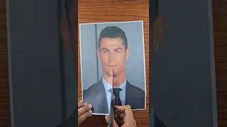 Cristiano Ronaldo ka sketch #artistvinayjain #cristianoronaldo #cristiano