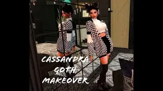 sims 4 Cassandra Goth makeover