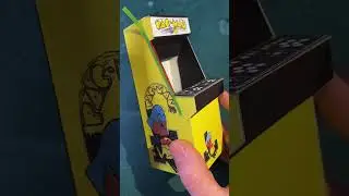 Making a Realistic Miniature Arcade Machine!! #shorts #youtubeshorts