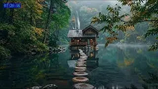 No Ads 4K HDR Soothing River Stream Sounds for Deep Relaxation Sleep