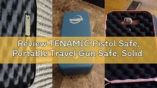 Review TENAMIC Pistol Safe, Portable Travel Gun Safe, Solid Steel Handgun Lock Box for Home, Gun Saf