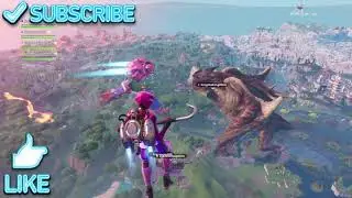 Fortnite Mecha V.S polar peak monster full video