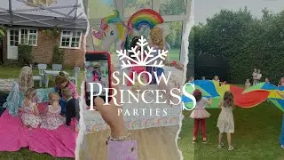 The Magic at a Snow Princess Party UK!