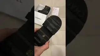 Chanel Lace-up Boots Black