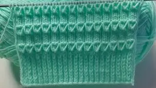 Knitting design with just two stitches. Knitting pattern for cardigan scarf sweater baby girl