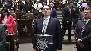 Protesta Luis Mendoza como alcalde de Benito Ju&aacute;rez en el Congreso CDMX