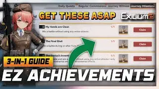3 NEW EASY ACHIEVEMENTS GUIDE - DO THESE QUICK [GIRLS' FRONTLINE 2: EXILIUM]