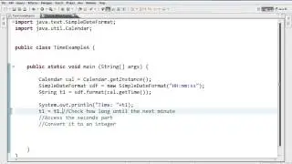 Getting the Time in Java