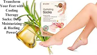 Transform Your Feet with Cooling Therapy Socks: Deep Moisturizing & Heeling Power!