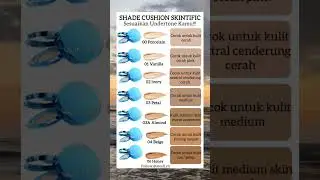 Shade cushion skntific biru#skintific #cushion #fyp