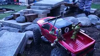 RC Truck Rock Crawling Course Backyard 1 with Redcat Everest with mods in HD.