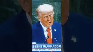 Trump addresses the United Nations this morning. #fyp #trump #maga #unitednations