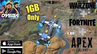 New FPS Game for Android  2021 (Omega Legends)  Fortnite and Apex Legends Combination.