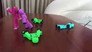 Stikbot Stop Motion Fighting